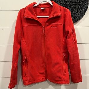 Columbia Zip Front Fleece Jacket L